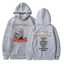 (Gary, XL) Eminem Anger Management Tour 2002 Hoodie Vintage Harajuku Funny Rick Sweatshirts Long Sleeve Men Women Pullover Fashion