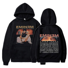 (black, L) Eminem Anger Management Tour 2002 Hoodie Vintage Harajuku Funny Rick Sweatshirts Long Sleeve Men Women Pullover Fashion