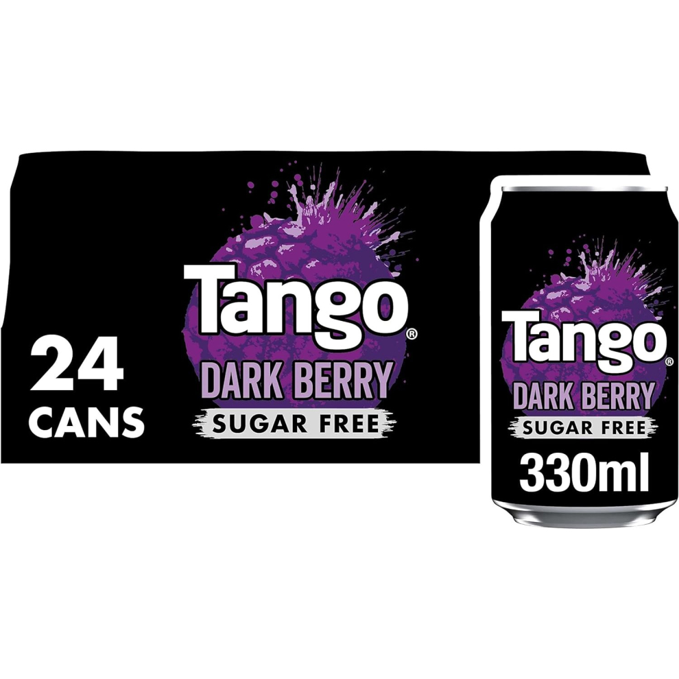 Tango Dark Berry Sugar Free 330ml Cans (Pack of 24)