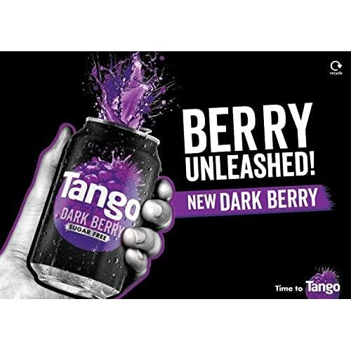 Tango Dark Berry Sugar Free 330ml Cans (Pack of 24) 1
