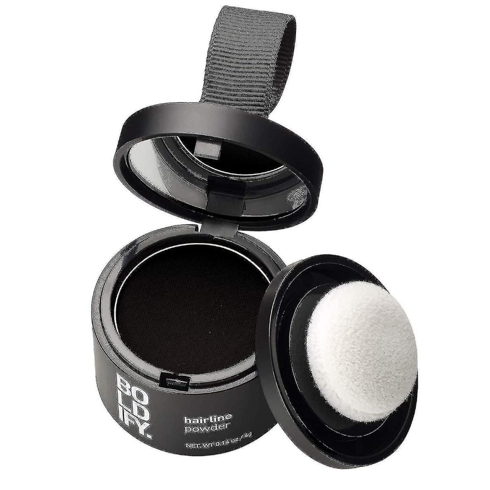Black (Black) 2023 New Hairline Powder (Auburn) Instantly Conceals Hair Loss And Fills In Receding Hairlines, Bald Spots