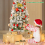 Casart 6 FT Lighted Christmas Tree w/ Snowflakes 9 light modes &Folding Stand 7