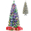 Casart 6 FT Lighted Christmas Tree w/ Snowflakes 9 light modes &Folding Stand 1
