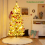 Casart 6 FT Lighted Christmas Tree w/ Snowflakes 9 light modes &Folding Stand 10
