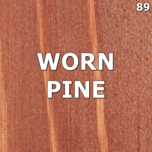 (500ml, Worn Pine No.89) Water Based Wood Stain Dye Non Toxic Use Indoor