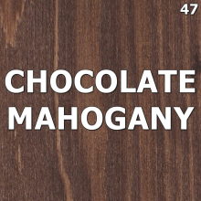 (1000ml - 1L, Chocolate Mahogany No.47) Water Based Wood Stain Dye Non Toxic Use Indoor