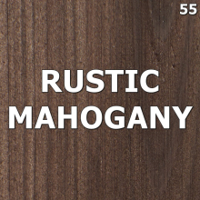 (1000ml - 1L, Rustic Mahogany No.55) Water Based Wood Stain Dye Non Toxic Use Indoor