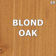 (1000ml - 1L, Blond Oak No.59) Water Based Wood Stain Dye Non Toxic Use Indoor