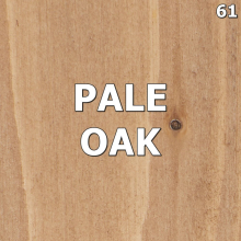 (1000ml - 1L, Pale Oak No.61) Water Based Wood Stain Dye Non Toxic Use Indoor