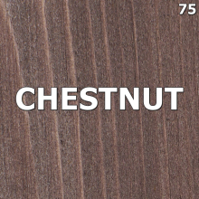 (1000ml - 1L, Chestnut No.75) Water Based Wood Stain Dye Non Toxic Use Indoor