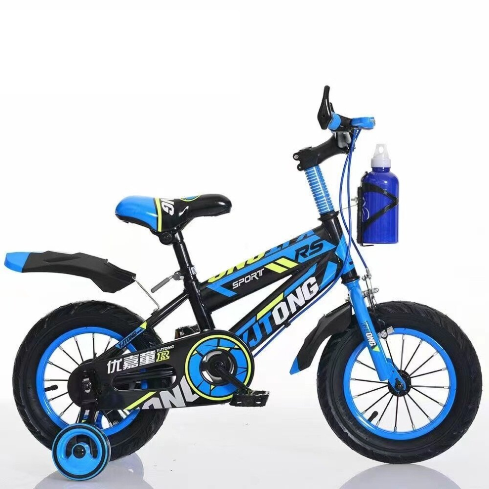 (14 inch) Kids Bike Children Boys Blue Cycling Bicycle