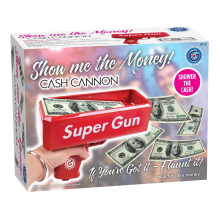 Spray Money Gun Cash Cannon Shoot Game Bill Shootout Toy