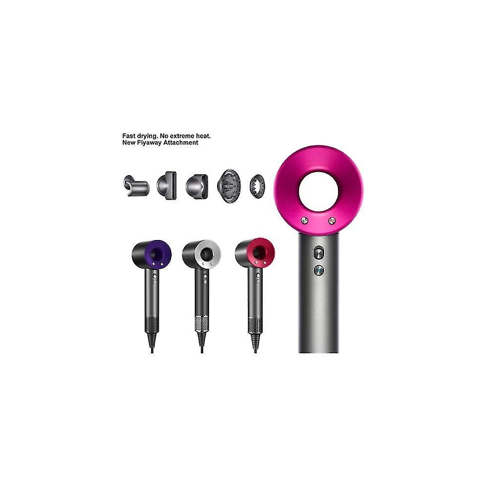 (purple) 5in1 Hair Dryer Professional Salon Leafless Blower
