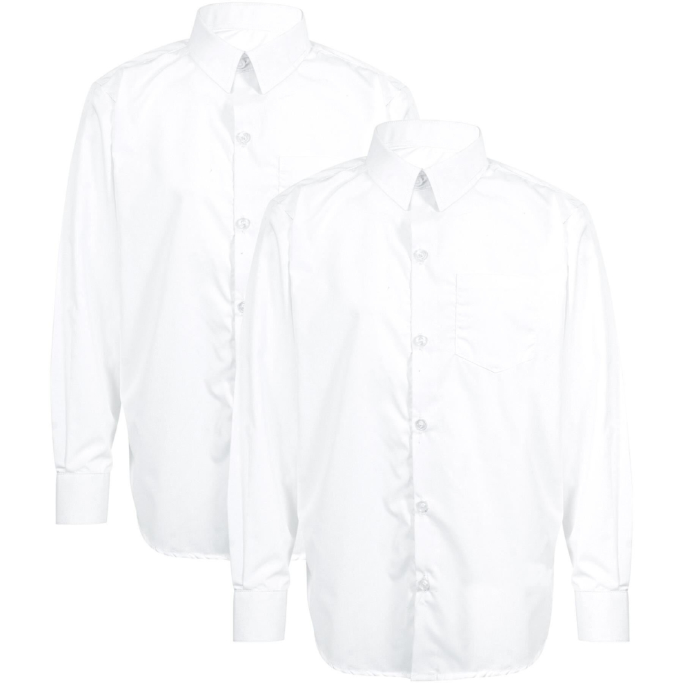 A2zkids (11-12 Years, White 2 Pack) Boys T Shirts Plain School Uniform Tank Top Tees