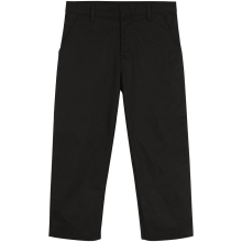 (13-14 Years, Jet Black) Boys School Uniform Regular Fit School Trouser