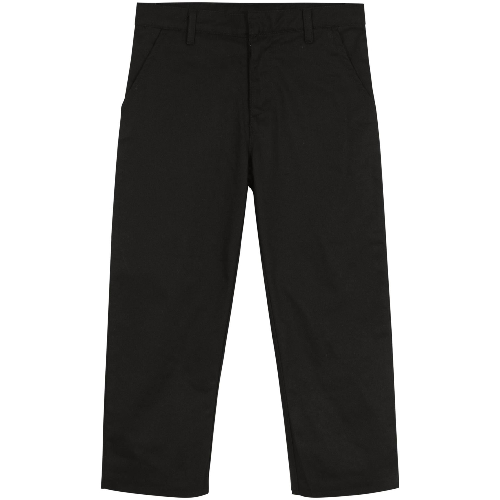 A2zkids (13-14 Years, Jet ) Boys School Uniform Regular Fit School Trouser Black