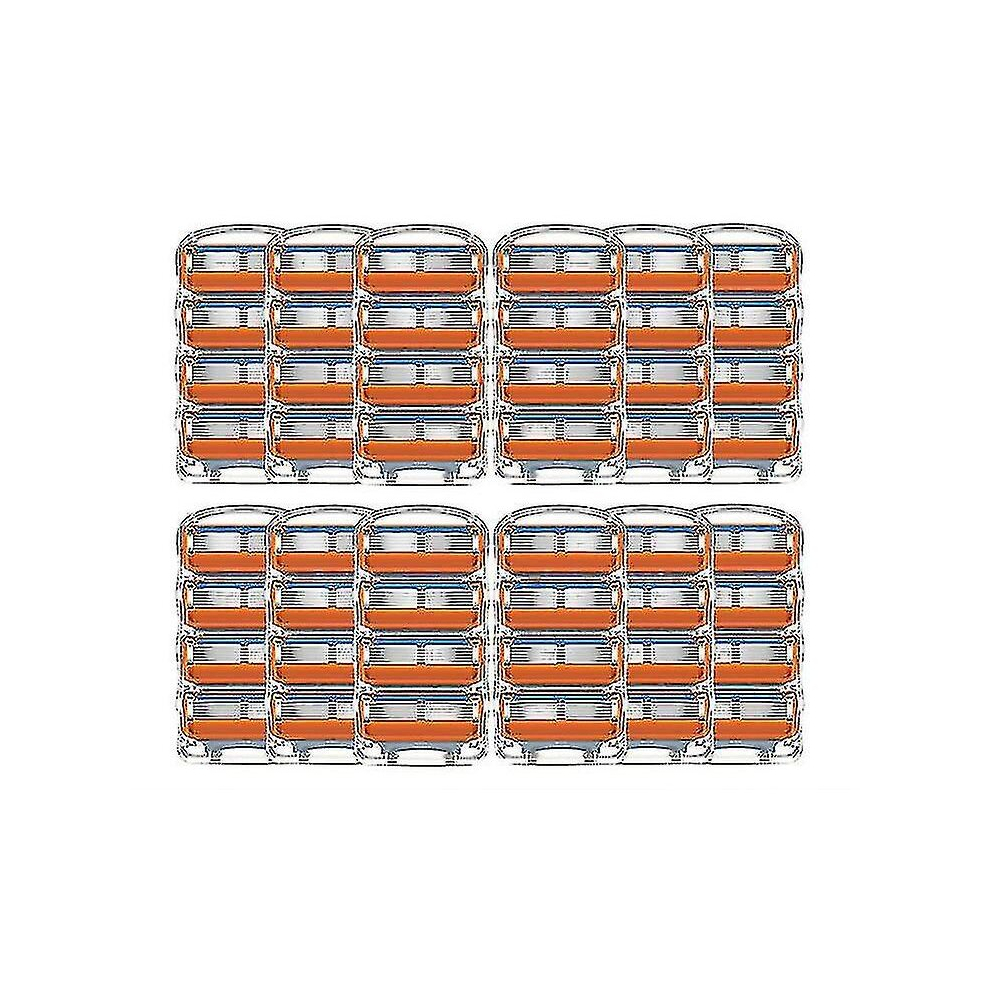 (1pcs) 24 Packs Of 5 Blades For Gillette Fusion Proglide Power Replacement Razor Kit-kryp