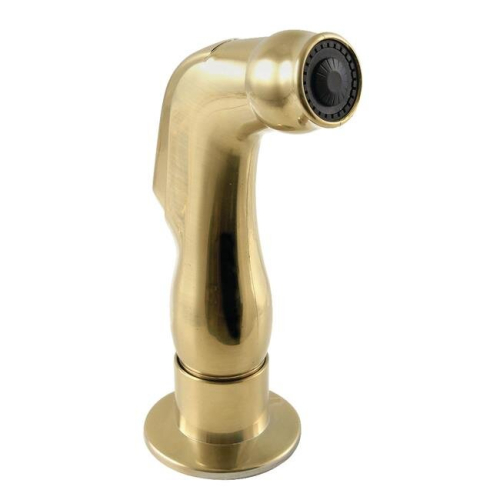 Gourmet Scape Plastic Kitchen Side Sprayer, Brushed Brass