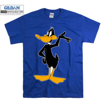 (XX-Large, Blue) Looney Tunes Dorlock Homes Character Men Women Unisex Top T Shirt T-Shirt Tshirt
