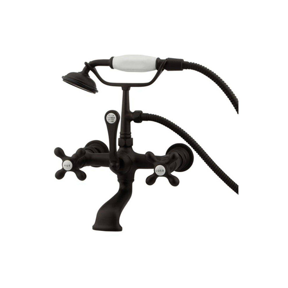 Clawfoot Tub Filler With Hand Shower - Oil Rubbed Bronze Finish 780475815926