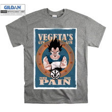 (XX-Large, Grey) Dragon Ball Vegeta's Gym Figure Men Women Unisex Top T Shirt T-Shirt Tshirt