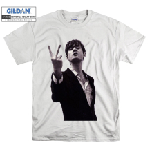 (Large, White) Jarvis Cocker Black Women T Shirt T-Shirt Tshirt Top