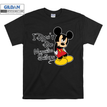 (Small, Black) Angry Mickey Mouse I Don't Do Matching Men Women Unisex Top T Shirt T-Shirt Tshirt