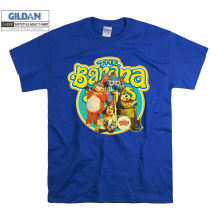 (Large, Blue) The Banana Splits Characters Men Women Unisex Top T Shirt T-Shirt Tshirt