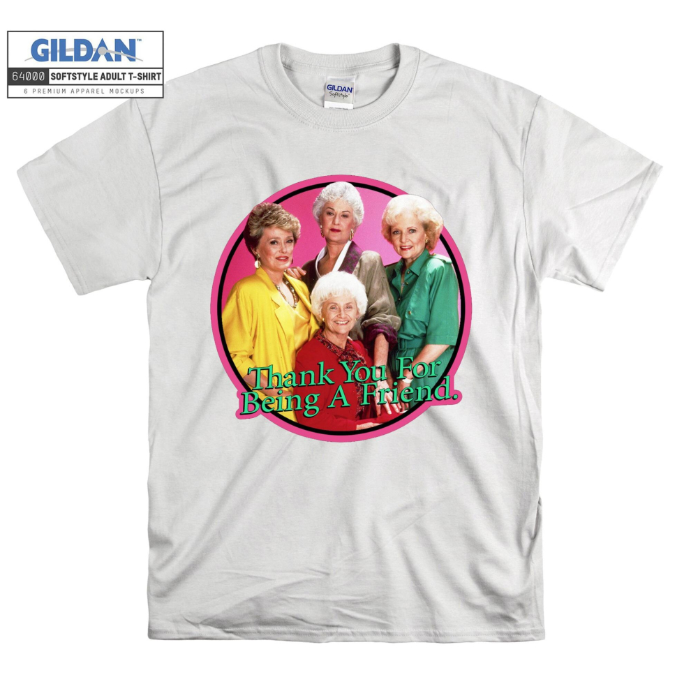 (Small, White) Golden Girls Vintage TV Series Black Women T Shirt T-Shirt Tshirt Top