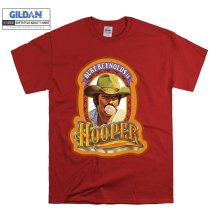 (XX-Large, Red) Hooper Burt Reynolds Men Women Unisex Top T Shirt T-Shirt Tshirt