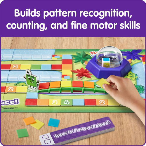Learning Resources Numberblocks Race to Pattern Palace Board Game 2