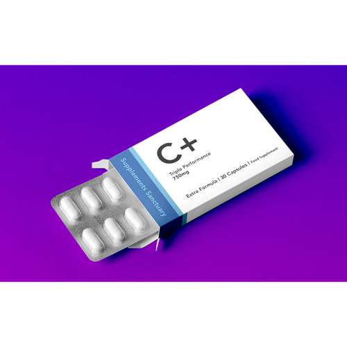 C+ Triple Performance Enhancer - 30 Capsules | All-Natural Energy, Endurance, Focus & Vitality 1