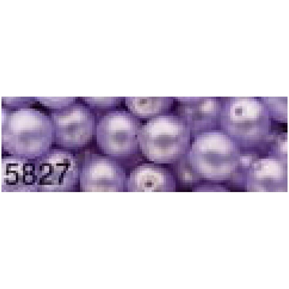Gutermann Round Glass Beads  5827 - per pack of 100