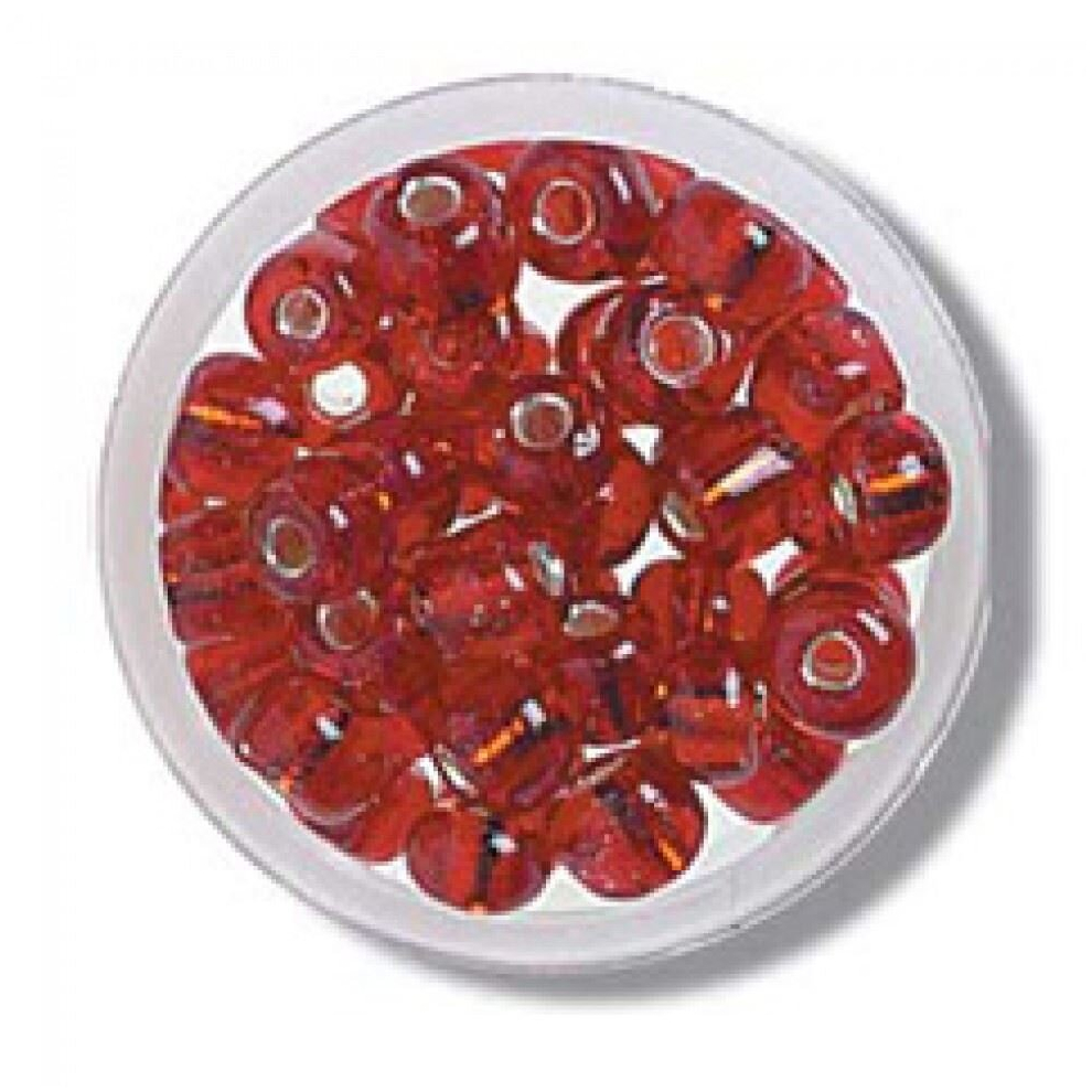 Trimits Red Glass E Beads - Per Pack