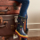 Joules (9K, Navy Quidditch) Joules Kids Spellbinding Outdoor Wellington Boots Wellies - Navy Quidditch 6