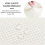 (white) 4 Pcs Folding Chair Split Seat Cover For Party Wedding Home 2