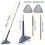 360° Rotatable Adjustable Cleaning Mop Extendable Triangle Mops Clean 2
