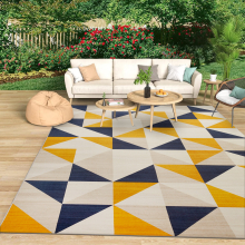 (200cm x 290cm OR 6ft 7" x 9ft 6"- Large Indoor Outdoor Rug, BRIO) Large Traditional Rugs Carpet Indoor/Outdoor Rug