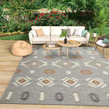 (200cm x 290cm OR 6ft 7" x 9ft 6"- Large Indoor Outdoor Rug, NOVA) Large Traditional Rugs Carpet Indoor/Outdoor Rug