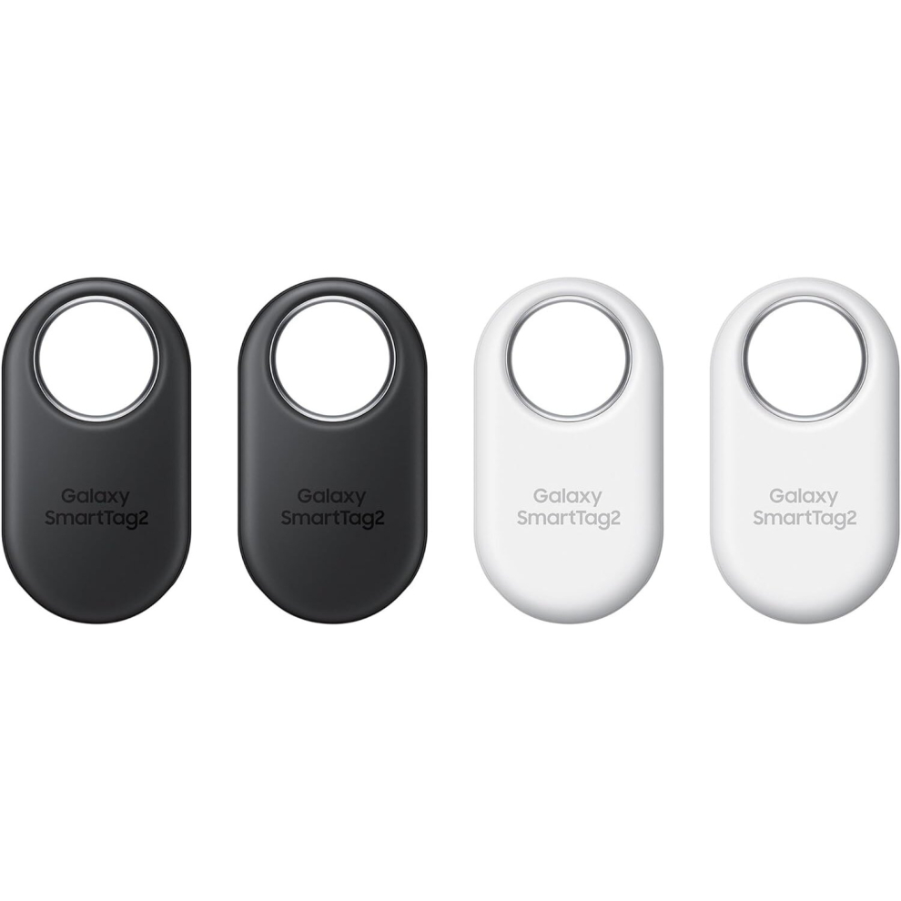 New Samsung Galaxy Smarttag2 Bluetooth Tracker Pack - Black/White Size 4