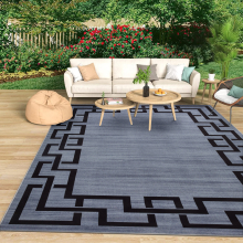 (200cm x 290cm OR 6ft 7" x 9ft 6"- Large Indoor Outdoor Rug, NICO) Large Traditional Rugs Carpet Indoor/Outdoor Rug