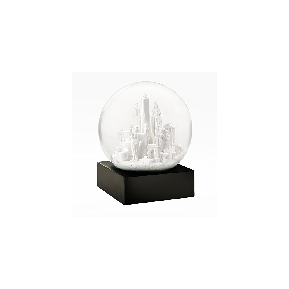 Coolsnowglobes New York City White Snow Globe - Nyc Landmarks & Hidden Treasures, Perfect Gift (B014548eya)