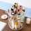 Living And Home Transparent Acrylic Rotating Multifunctional Makeup Organizer 2