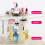 Living And Home Transparent Acrylic Rotating Multifunctional Makeup Organizer 4