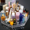 Living And Home Transparent Acrylic Rotating Multifunctional Makeup Organizer 3