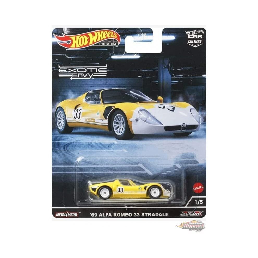 '69 Alfa Romeo 33 Stradale 1:64 Diecast Car