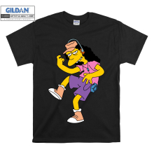(XX-Large, Black) The Simpson Otto Mann Figure Men Women Unisex Top T Shirt T-Shirt Tshirt