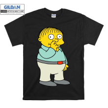 (Small, Black) Nose Picking Ralph Wiggum Men Women Unisex Top T Shirt T-Shirt Tshirt