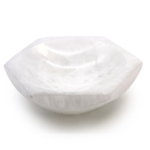 Gemstones and Esoteric Gifts - Selenite Hex Bowl - 15cm
