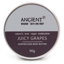 Bathroom Luxury - Scented Shea Body Butter 90g - Juicy Grapes